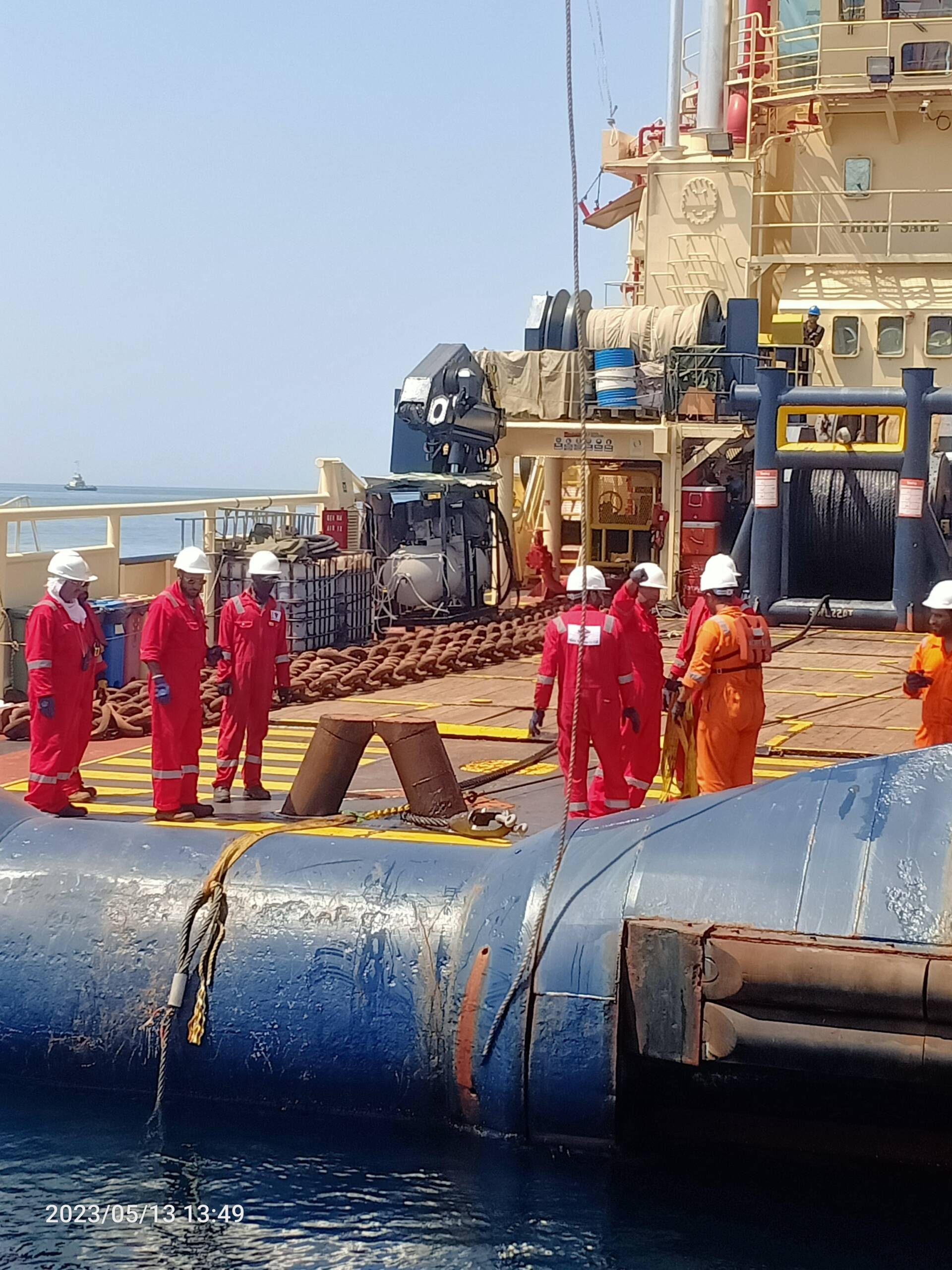SBM Mooring Chain Inspection & Maintenance Using Mixed-Gas Diving for PDO SBM